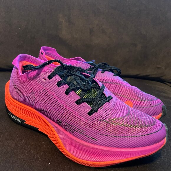 Nike ZoomX Vaporfly Next% 2 Hyper Violet CU4123-501 Womens 8.5 Men's 7 Race EUC